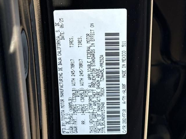 2025 Toyota Tacoma SR5
