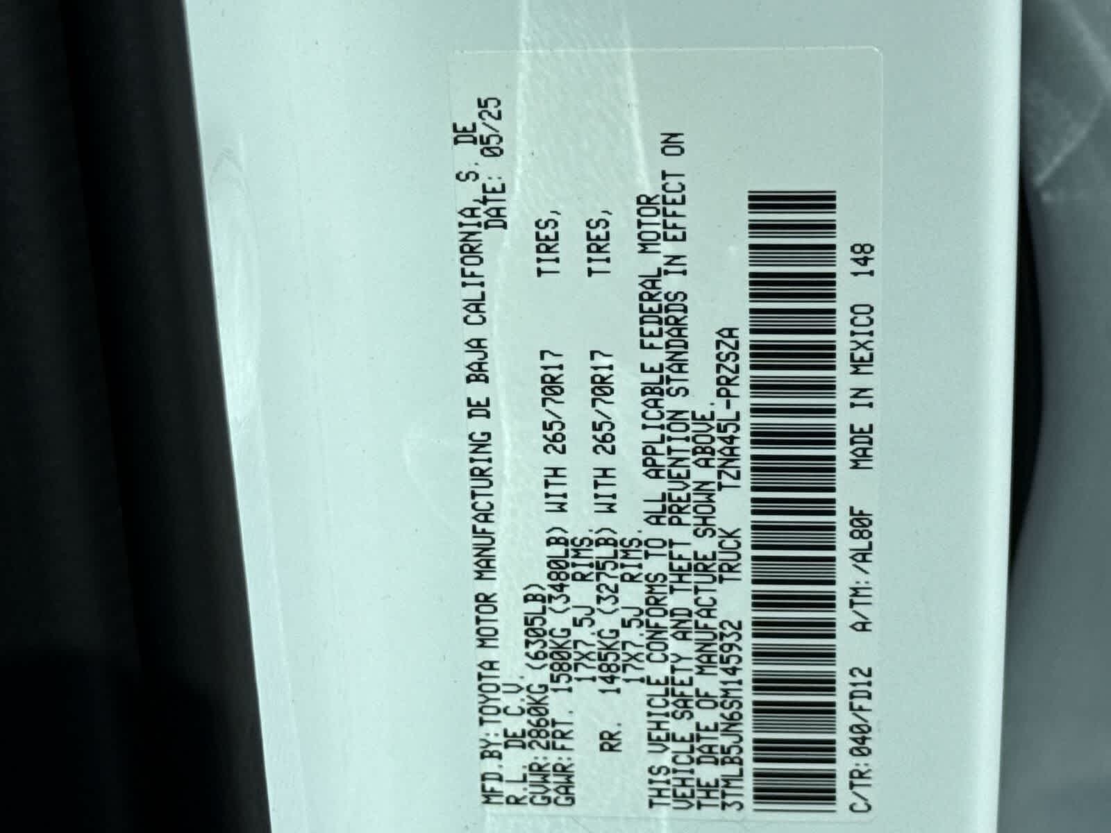 Toyota Tacoma TRD Off Road 2025