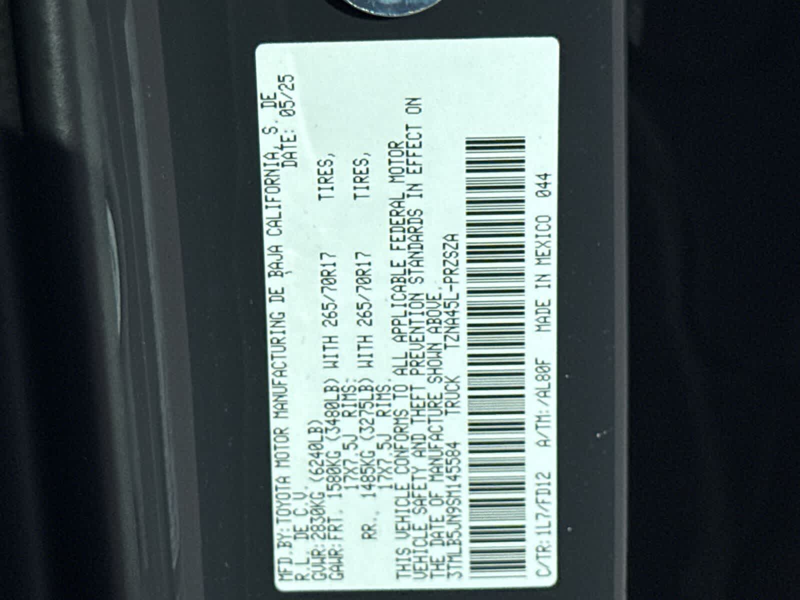 Toyota Tacoma TRD Off Road 2025