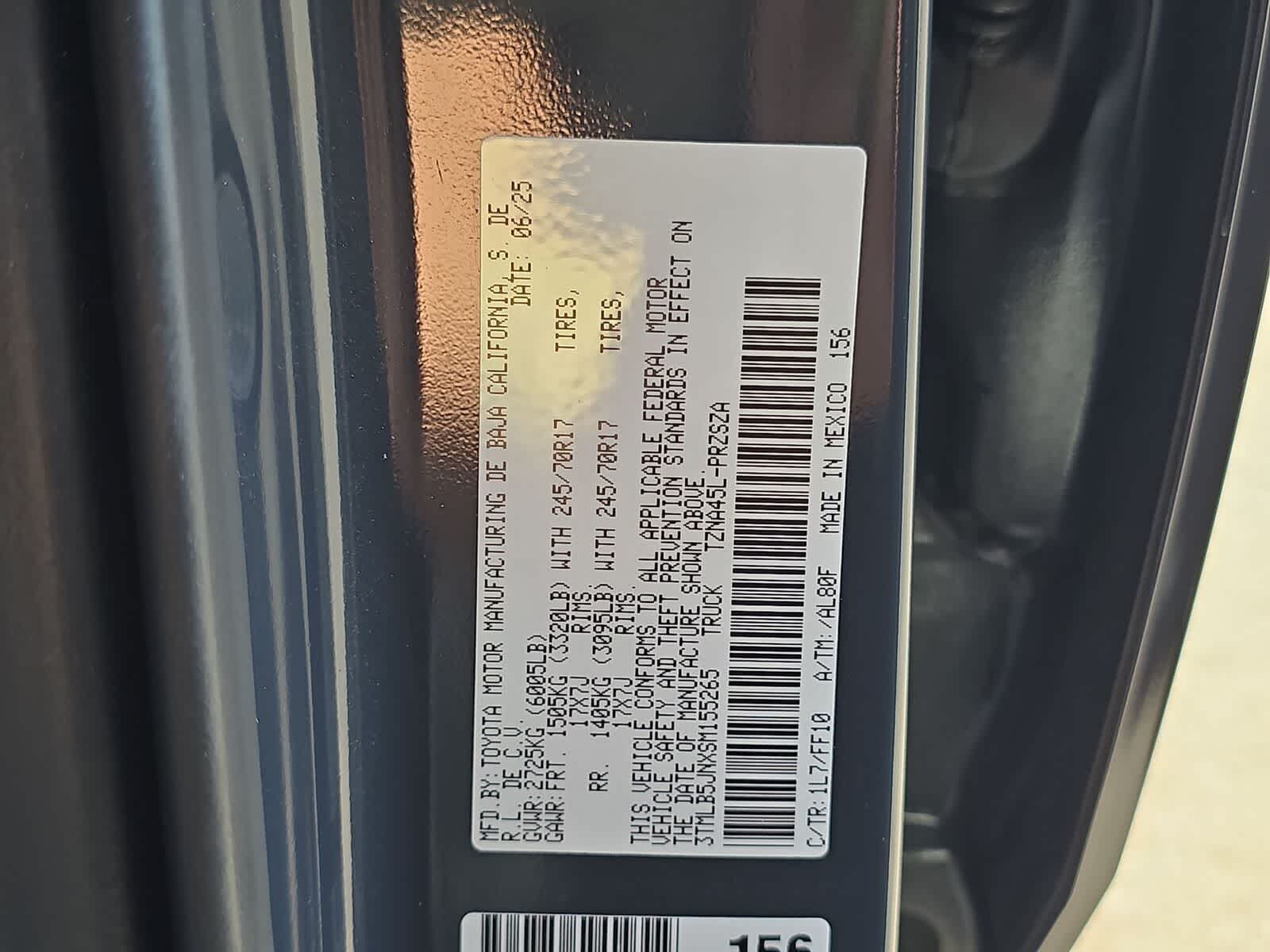 2025 Toyota Tacoma SR5