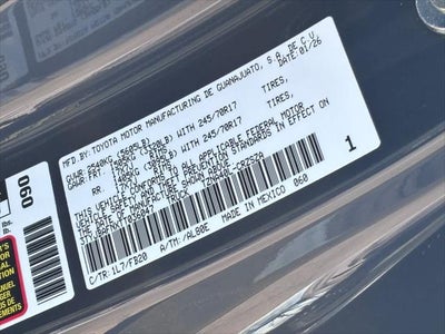 2026 Toyota Tacoma SR5