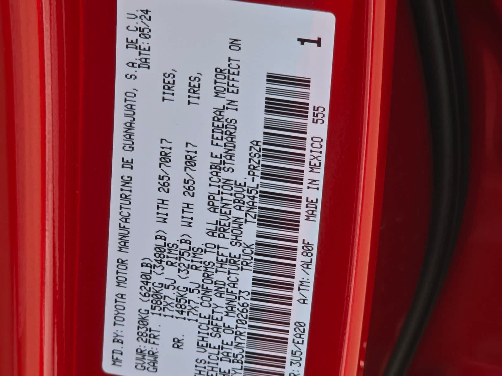 Toyota Tacoma TRD Off Road 2024