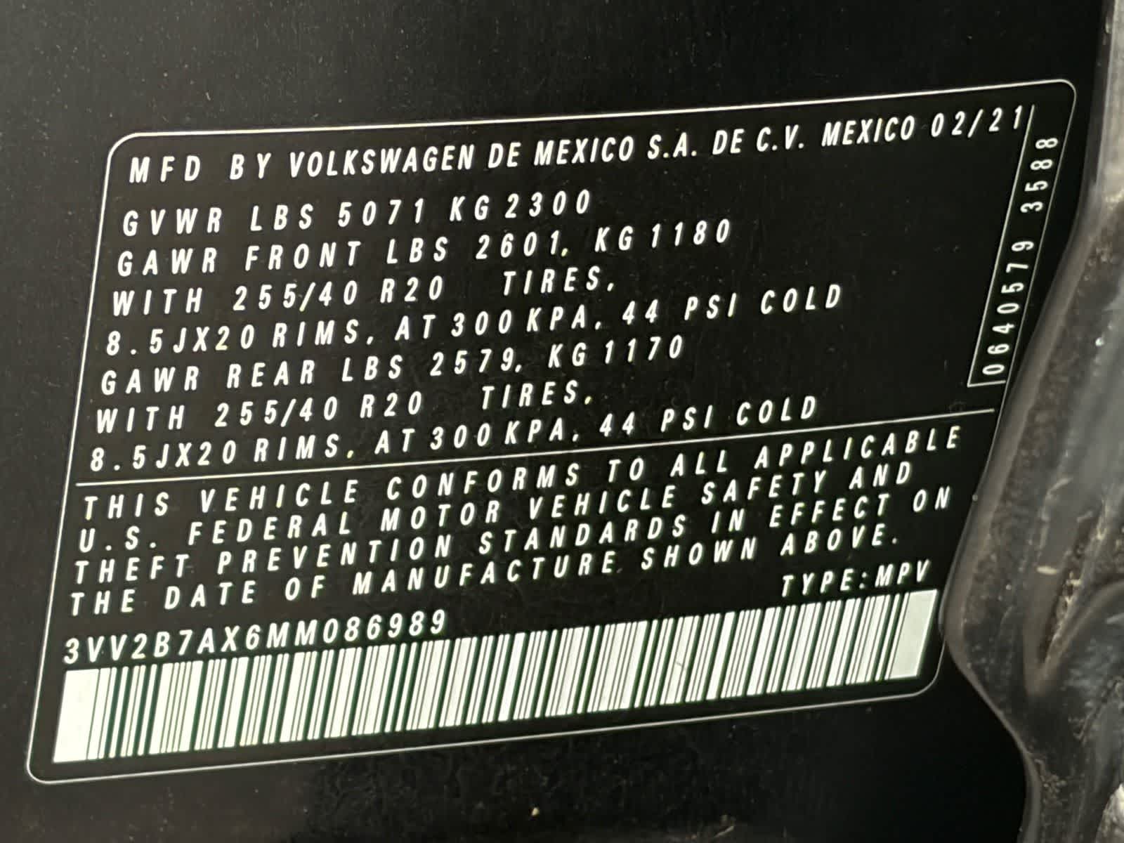 Volkswagen Tiguan SE R-Line Negro 2021