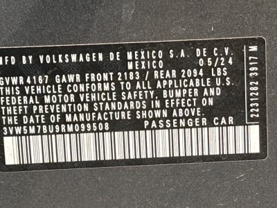 Volkswagen Jetta S 2024
