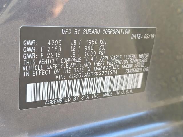 Subaru Impreza Sport 2019
