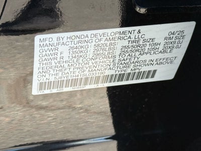 Acura MDX 2025 con paquete tecnológico