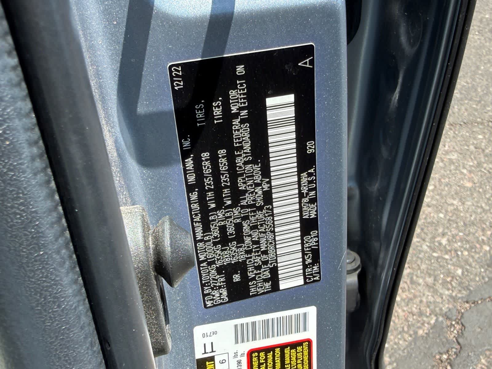 Toyota Highlander Hybrid LE 2023