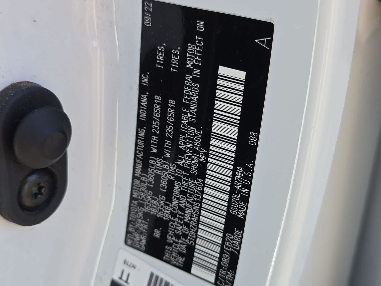 2022 Toyota Highlander XLE