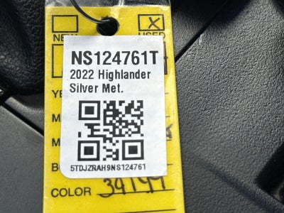 Toyota Highlander XSE 2022