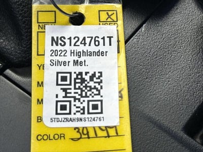 Toyota Highlander XSE 2022