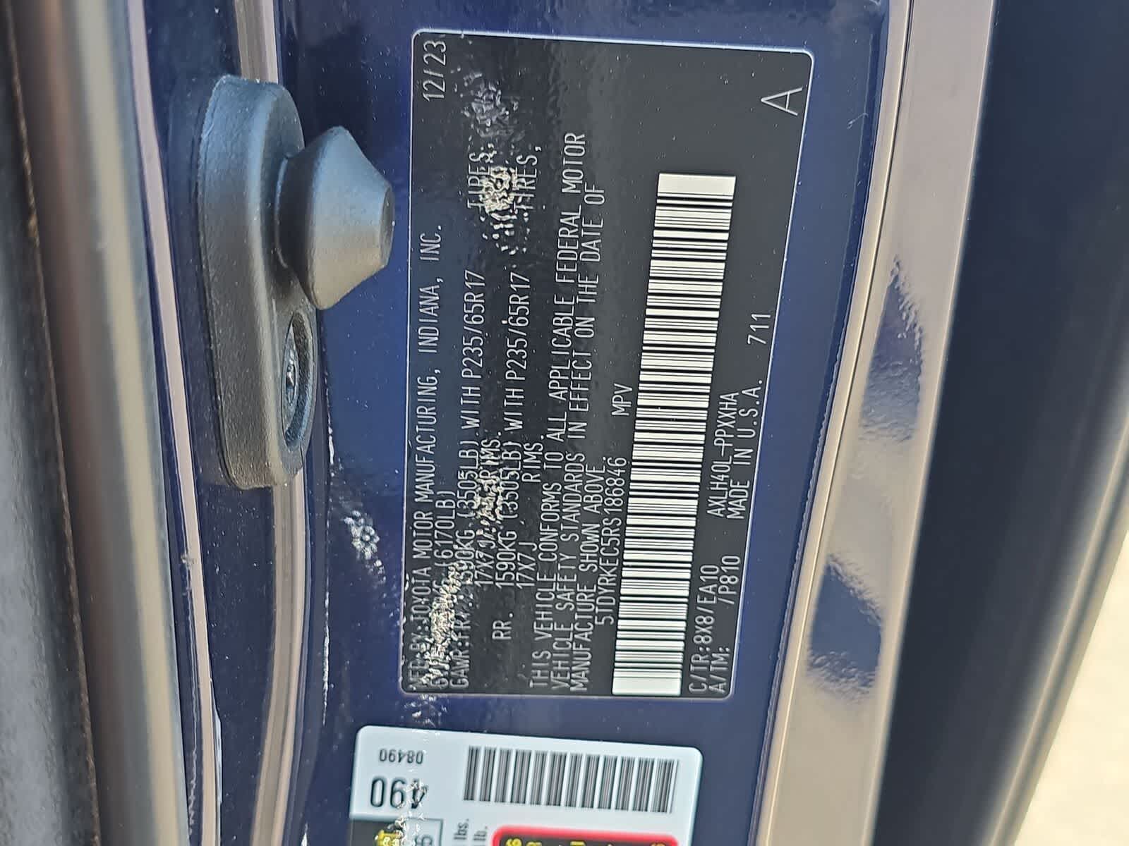 Toyota Sienna XLE 2024