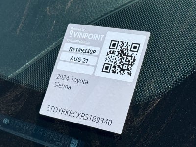 Toyota Sienna XLE 2024