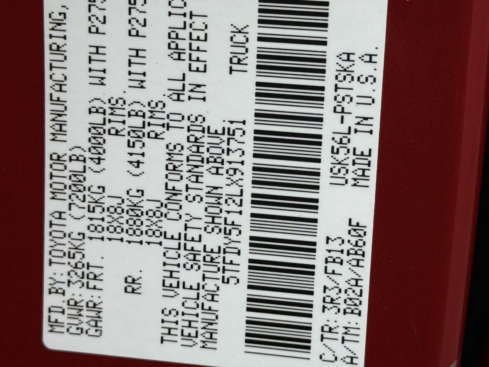 Toyota Tundra SR5 2020