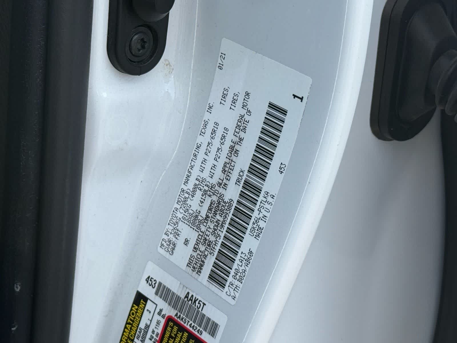 Toyota Tundra Limited 2021