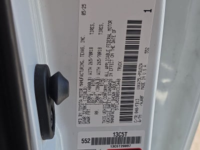 2025 Toyota Tundra SR5