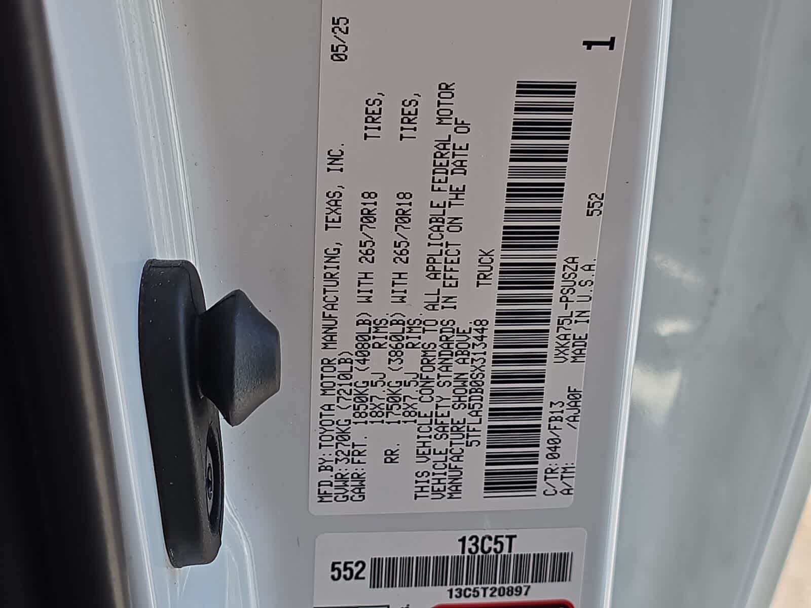 2025 Toyota Tundra SR5