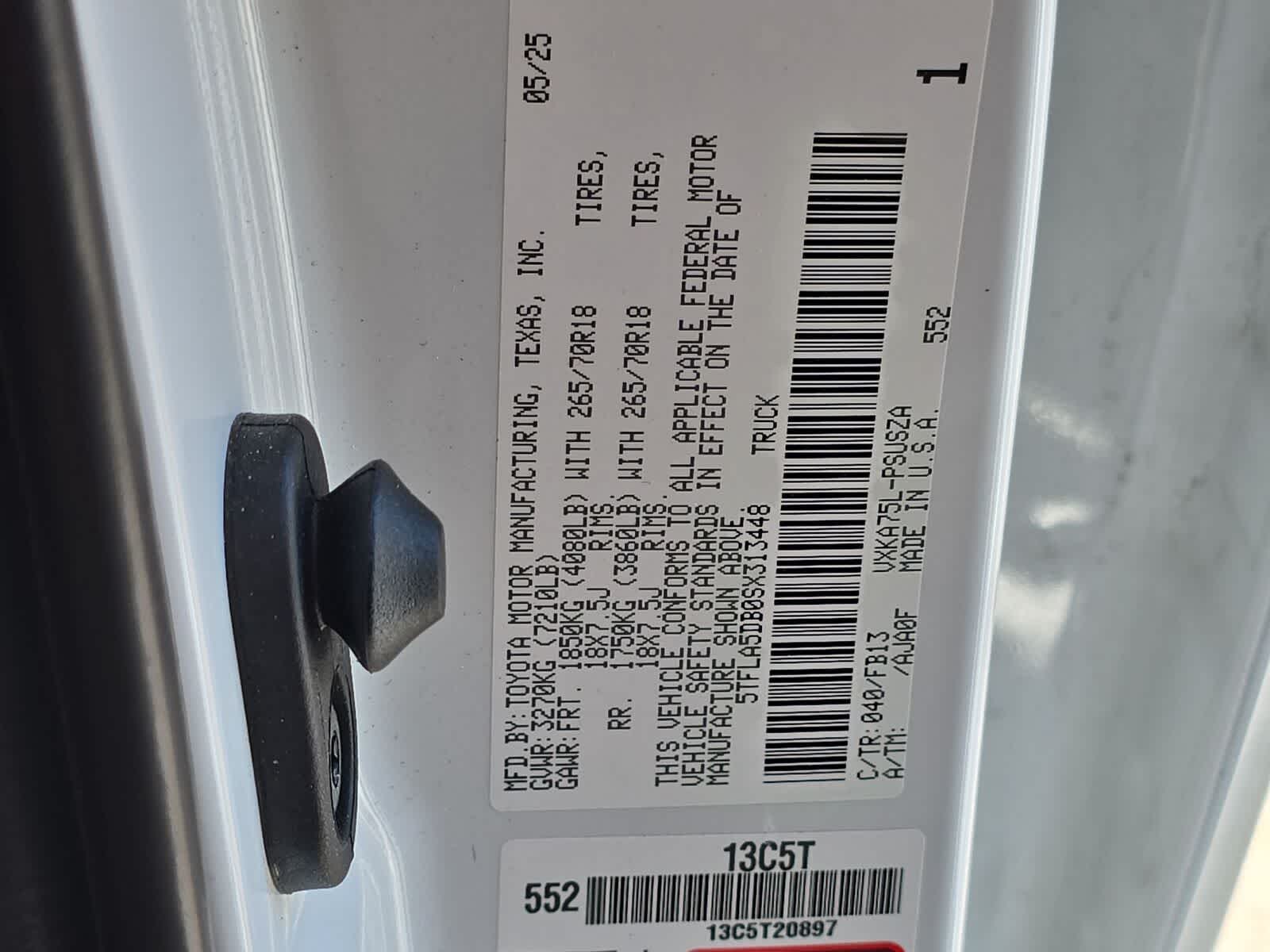 2025 Toyota Tundra SR5