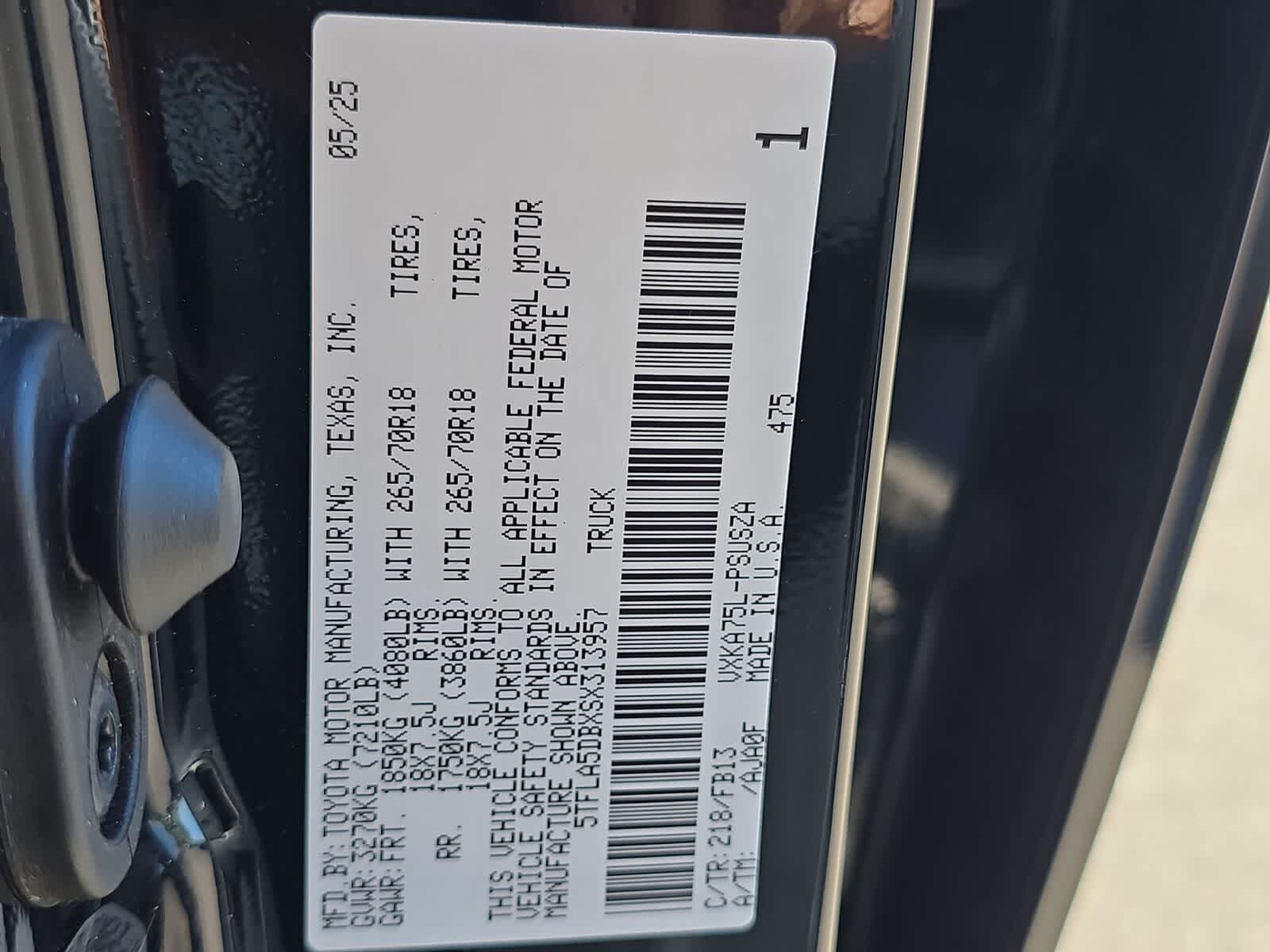 2025 Toyota Tundra SR5