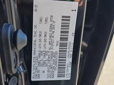 2025 Toyota Tundra SR5