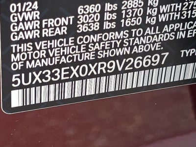 BMW X6 xDrive40i 2024 xDrive40i