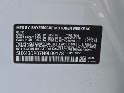 BMW X3 sDrive30i 2022 sDrive30i