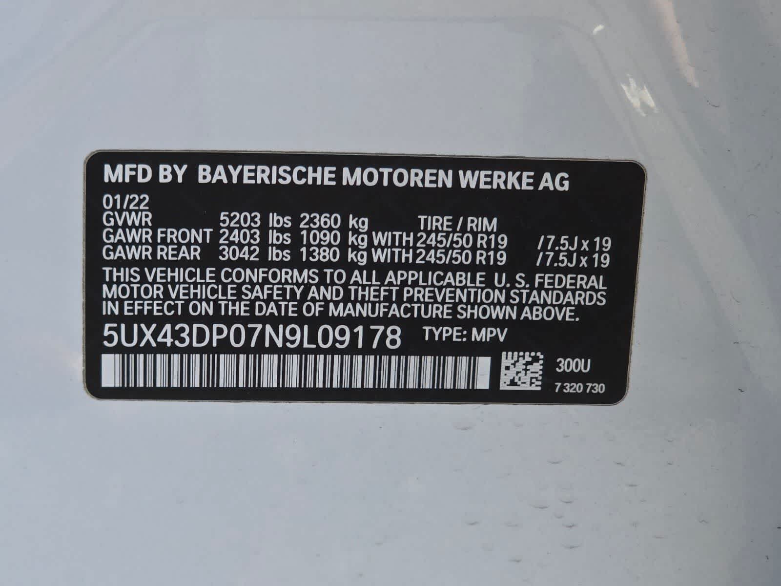 BMW X3 sDrive30i 2022 sDrive30i