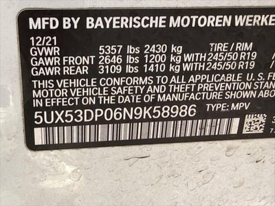 BMW X3 xDrive30i 2022 xDrive30i