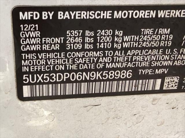 BMW X3 xDrive30i 2022 xDrive30i