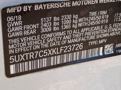 BMW X3 sDrive30i sDrive30i 2019