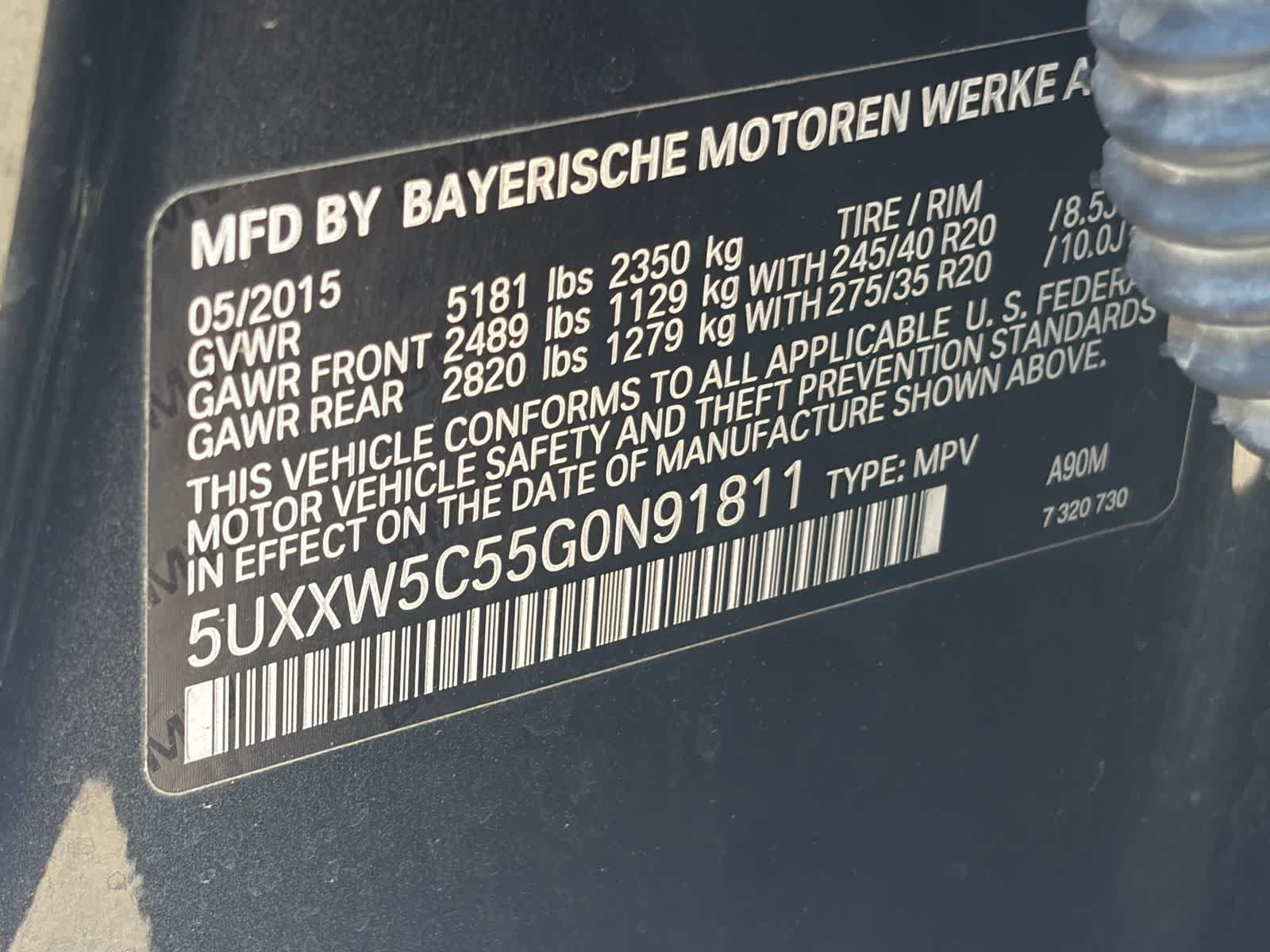 BMW X4 xDrive35i 2016 xDrive35i