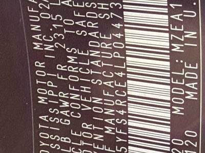 Toyota Corolla SE 2020