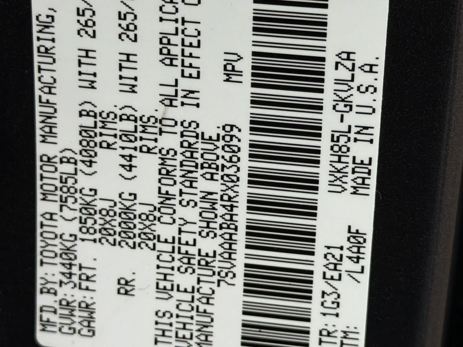 Toyota Sequoia Limited 2024