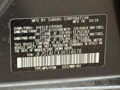 Subaru Crosstrek Limited 2018
