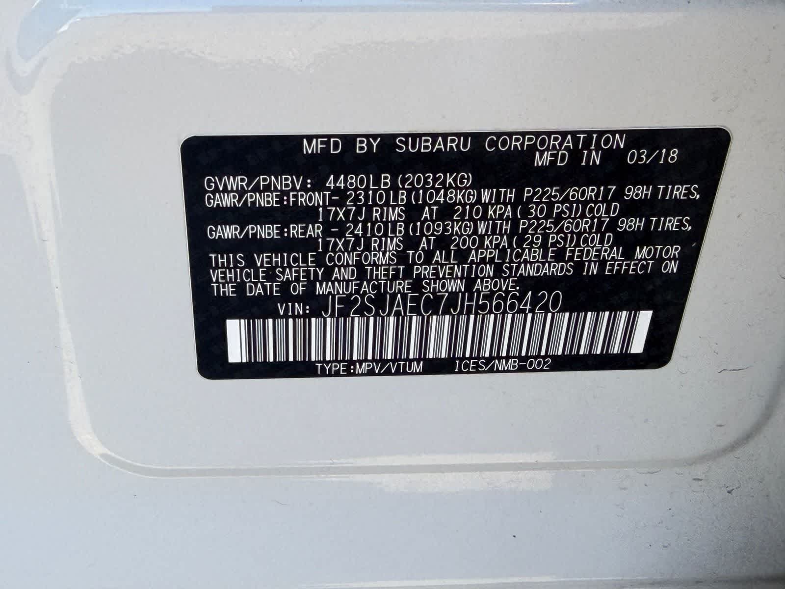 Subaru Forester Premium 2018