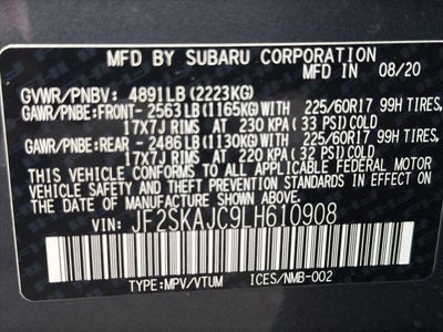 Subaru Forester Premium 2020