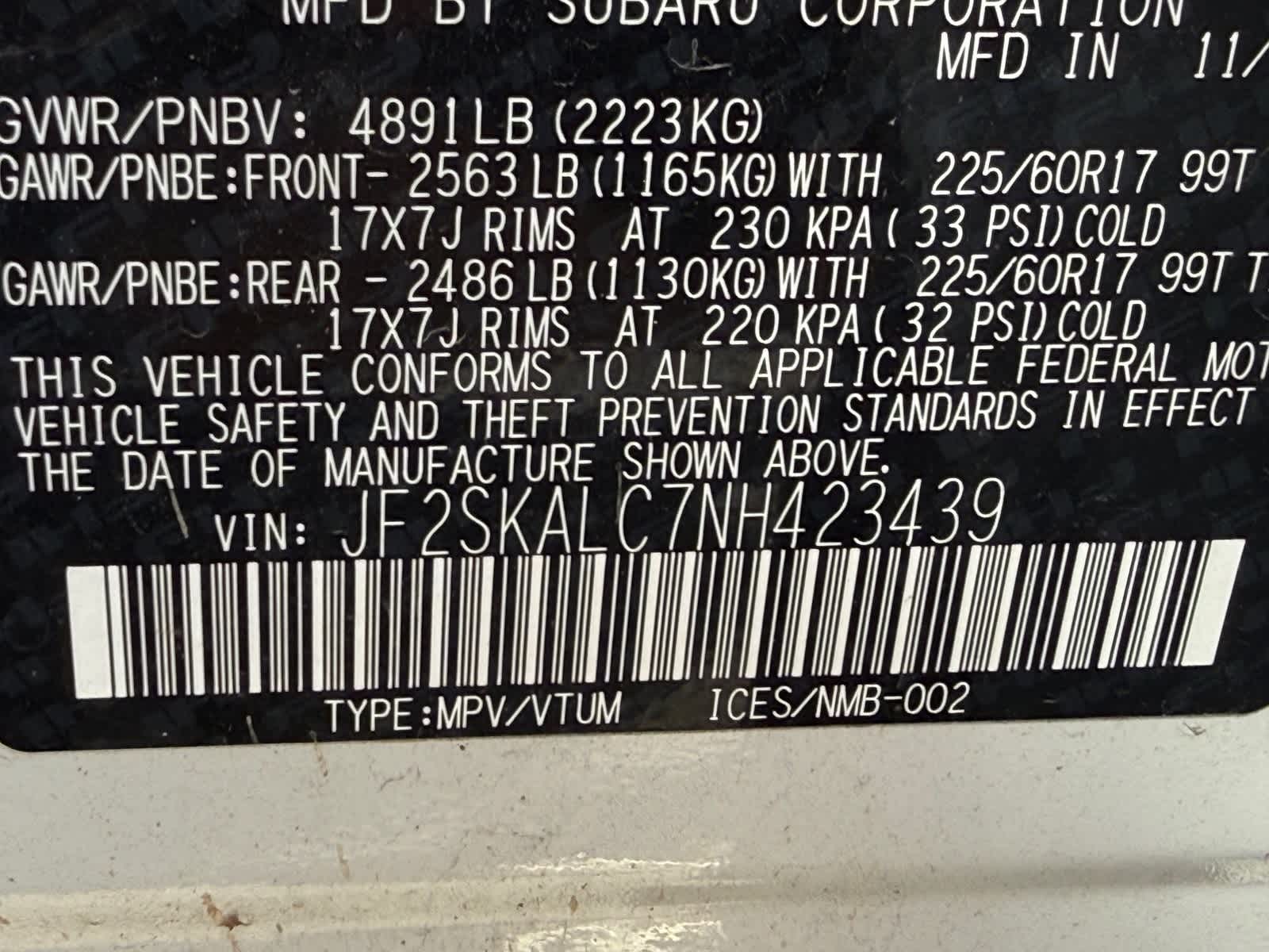 Subaru Forester Wilderness 2022