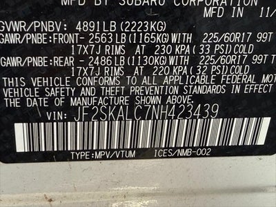 Subaru Forester Wilderness 2022