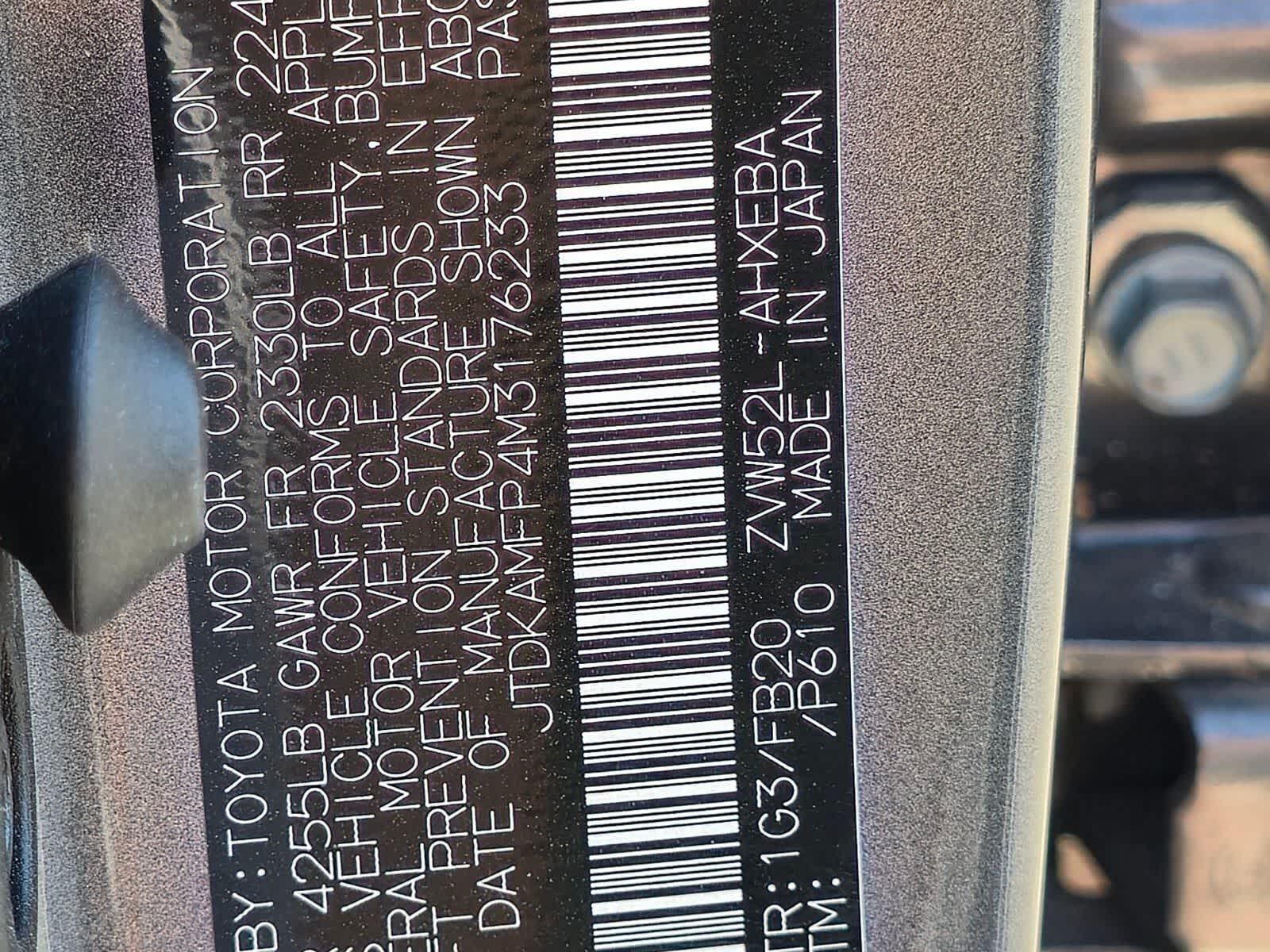 Toyota Prius Prime LE 2021