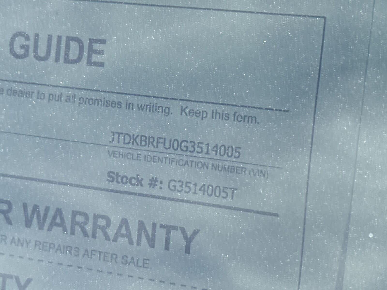 Toyota Prius Two 2016