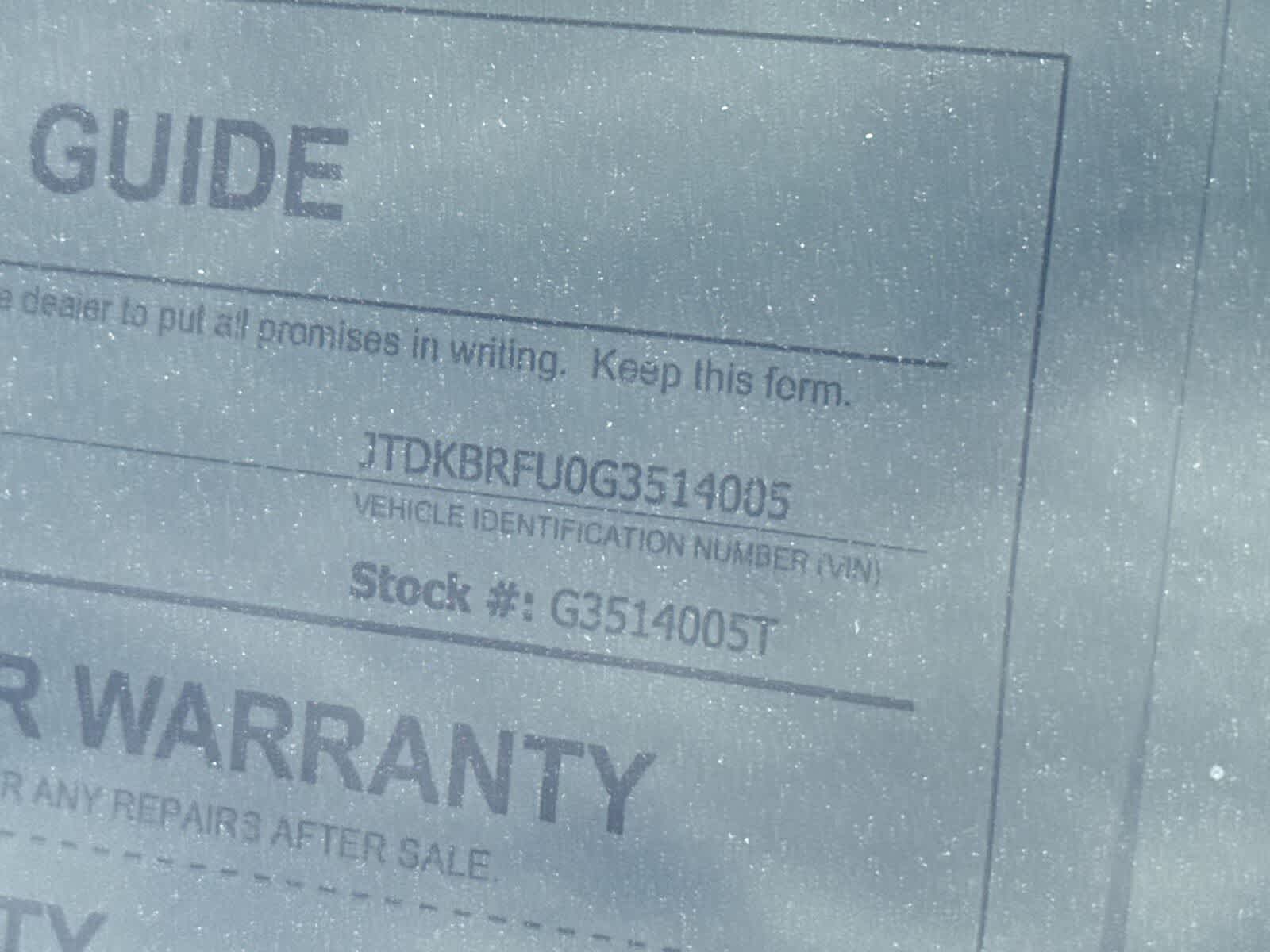 Toyota Prius Two 2016