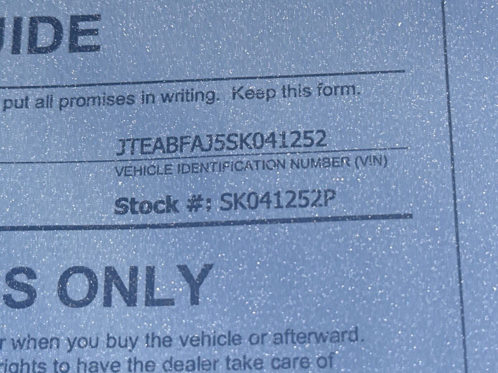 2025 Toyota Land Cruiser 4WD (Natl)