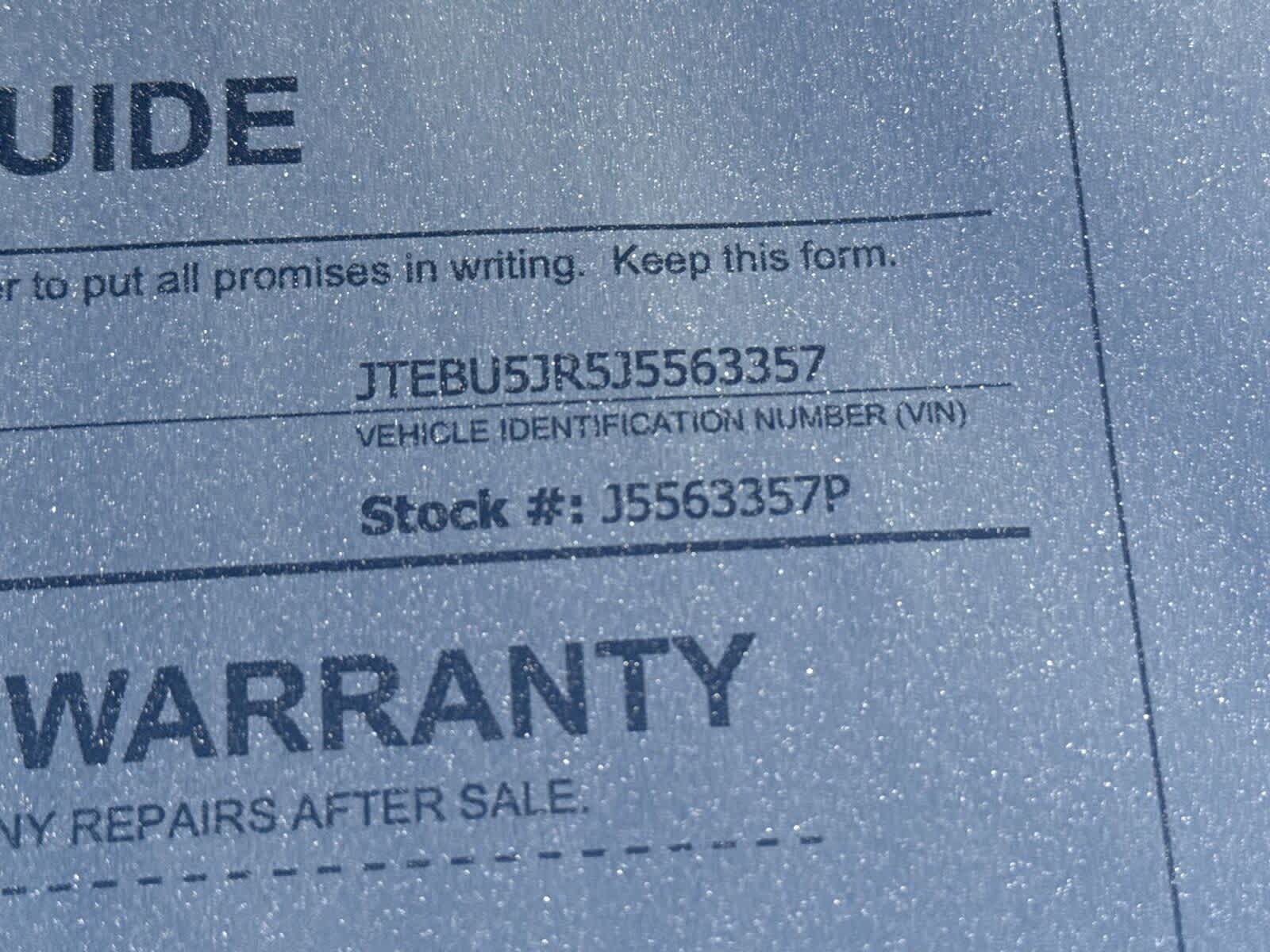 2018 Toyota 4Runner SR5