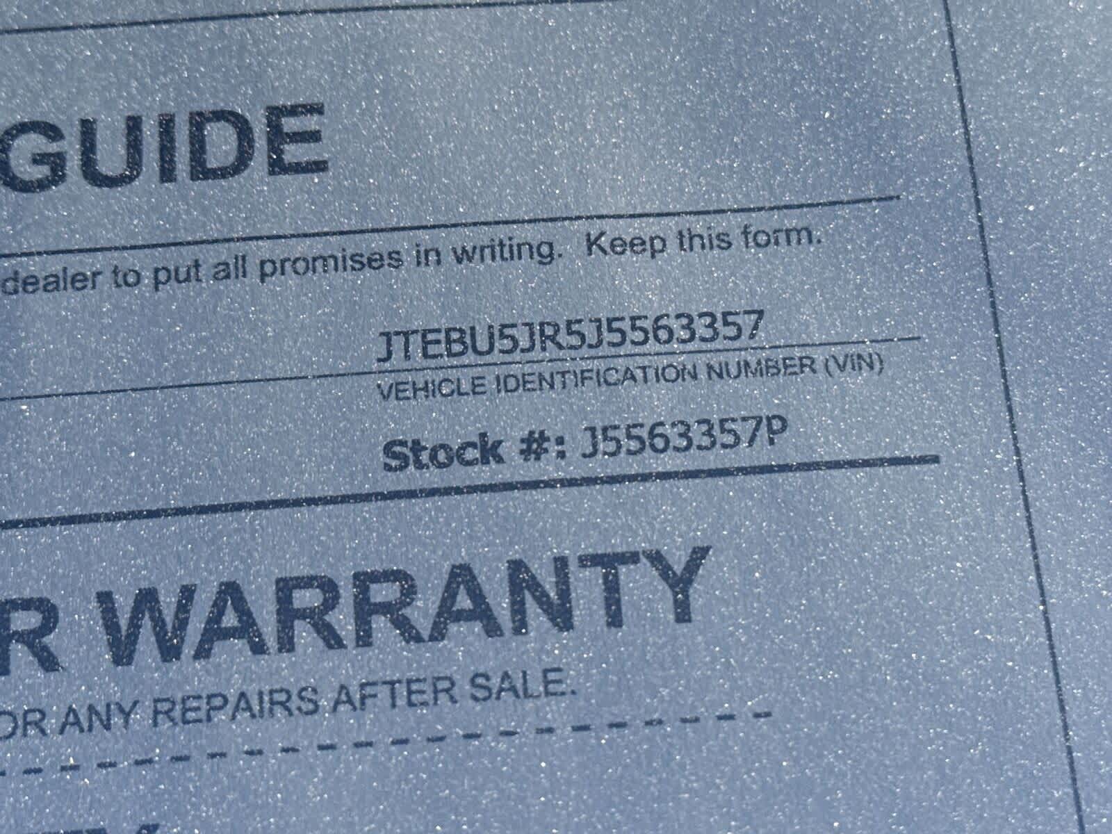 2018 Toyota 4Runner SR5