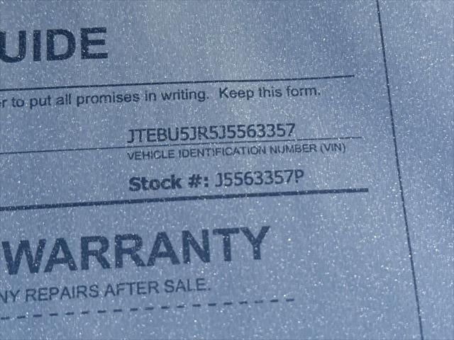 2018 Toyota 4Runner SR5