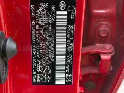 Toyota GR Corolla Circuit Edition 2023