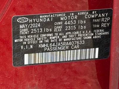Hyundai Sonata SEL 2024
