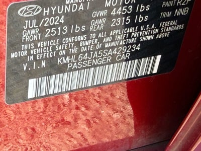 Hyundai Sonata SEL 2025