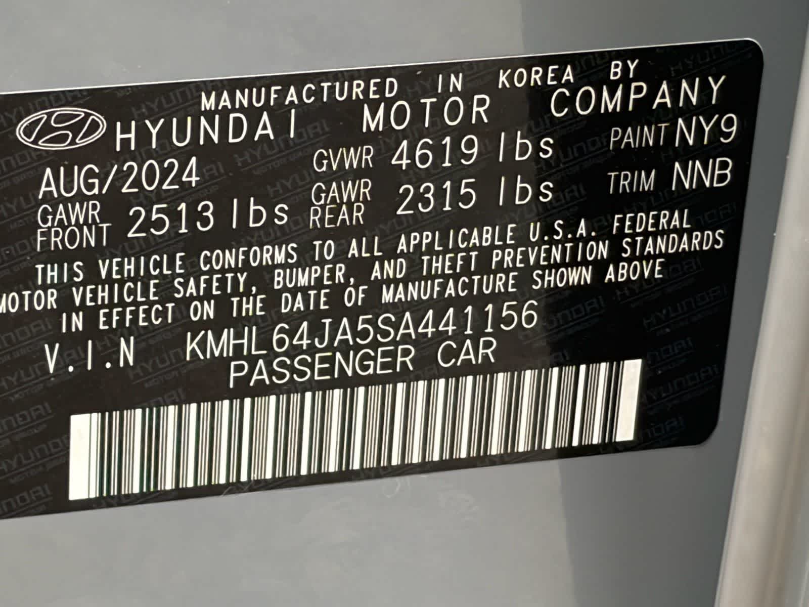 Hyundai Sonata SEL 2025