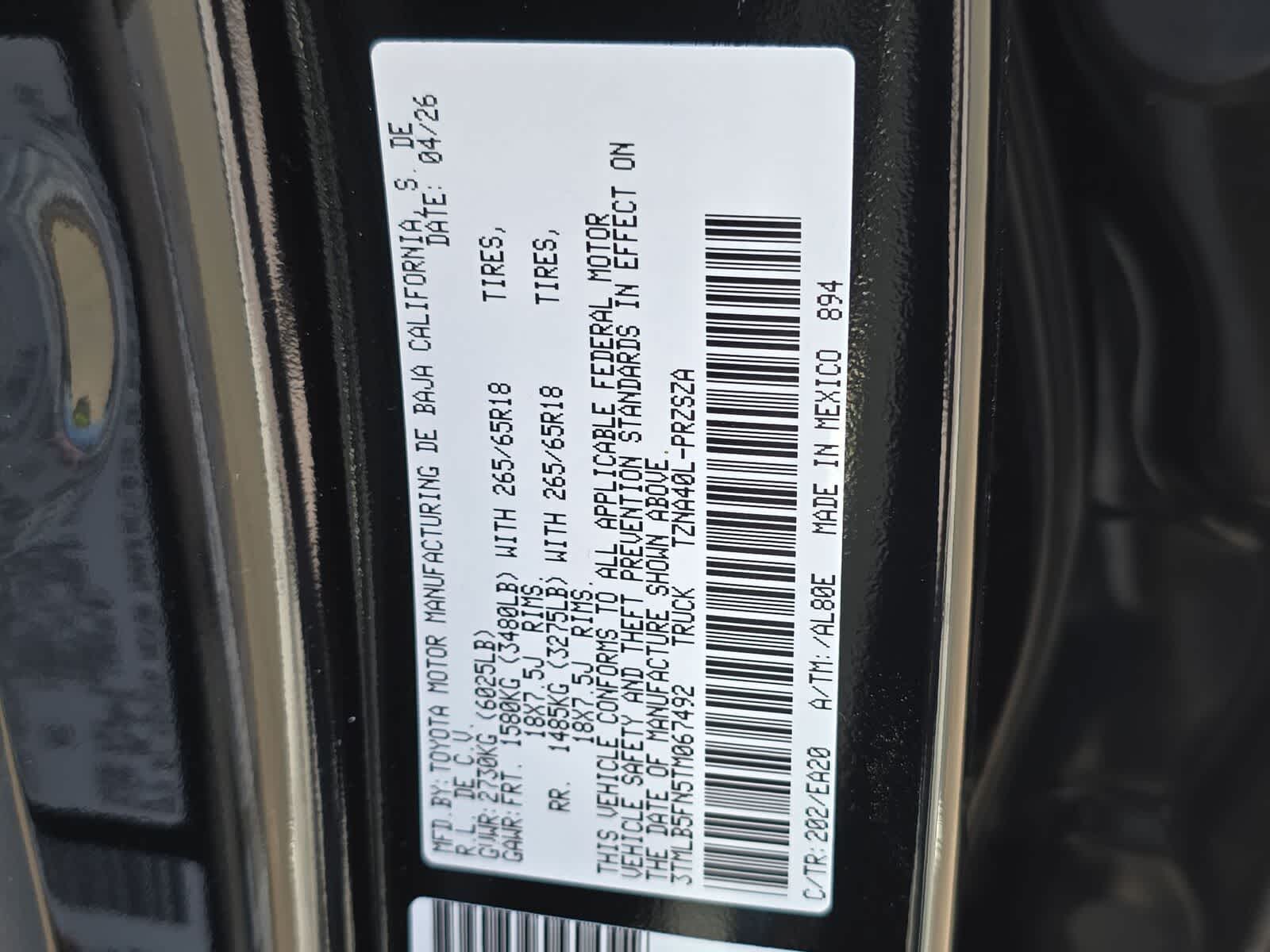 2026 Toyota Tacoma TRD Sport