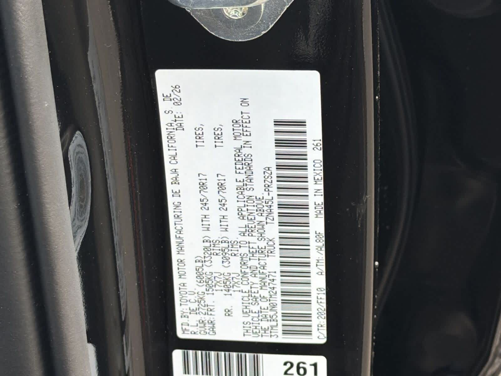 2026 Toyota Tacoma SR5